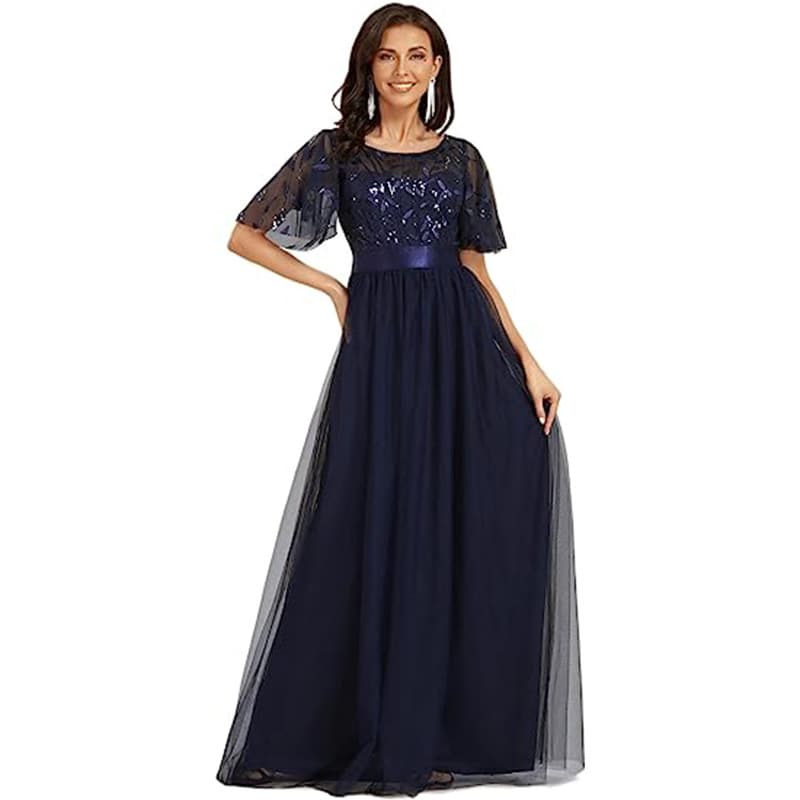 (Cross-border trading), long skirt, lace evening dress, European style, 2026 years 5