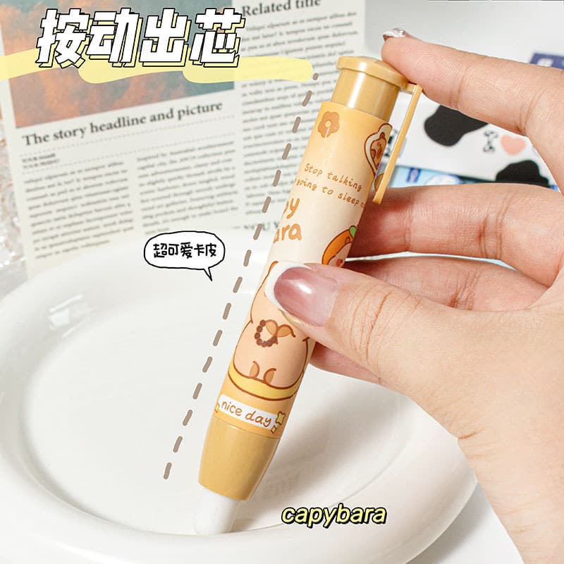 Cute eraser for kindergarten for students, cartoon pencil, Birthday gift 4