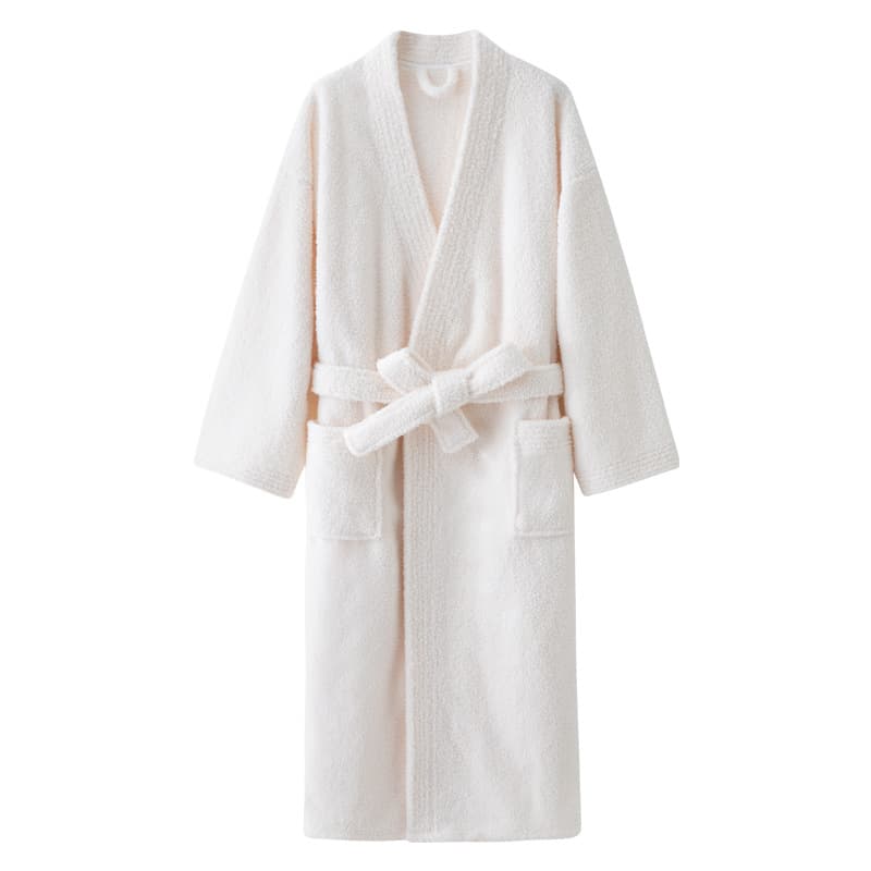 Demi-season coral velvet long bathrobe for men and women, pijama, (Physicals), increased thickness, for beloved 5