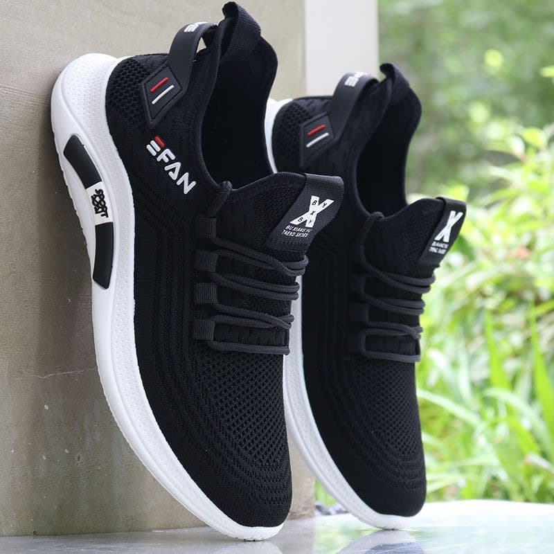 Non-slip fashionable breathable thin white lightweight casual running sneakers, Korean style, soft sole, antibacterial treatment 4