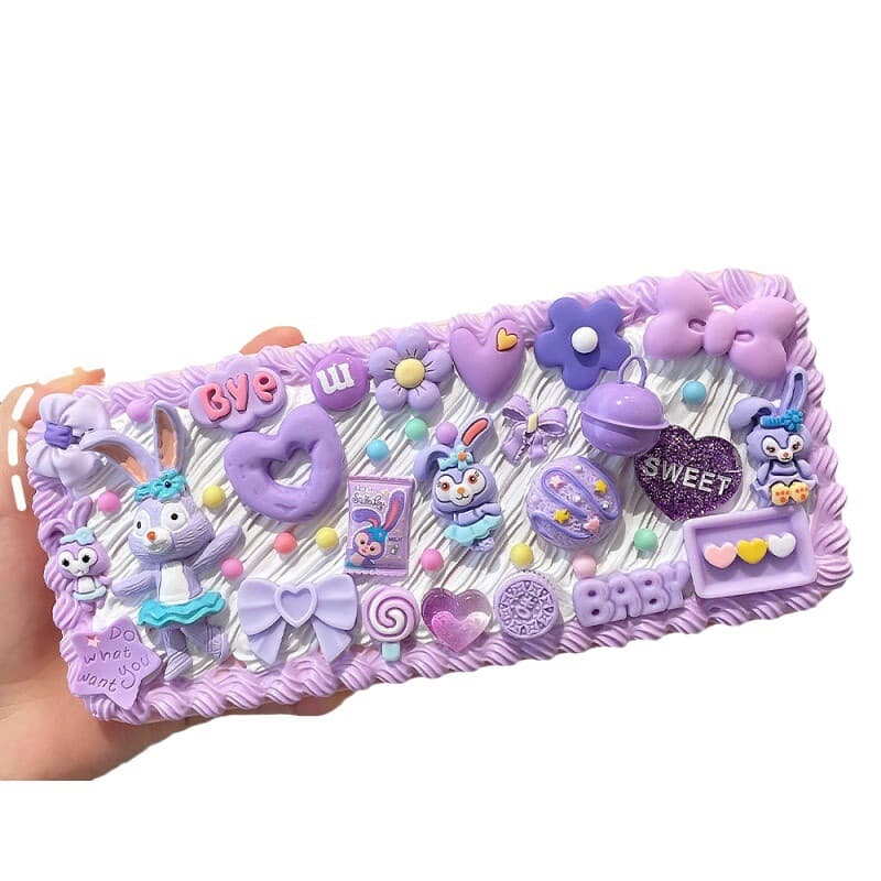 Cream children's pencil case for students for boys and girls, DIY, full set, Birthday gift 5