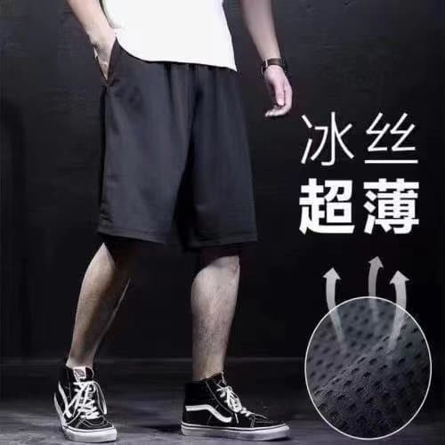 Silk breathable quick dry sports summer shorts for leisure, loose fit, for running