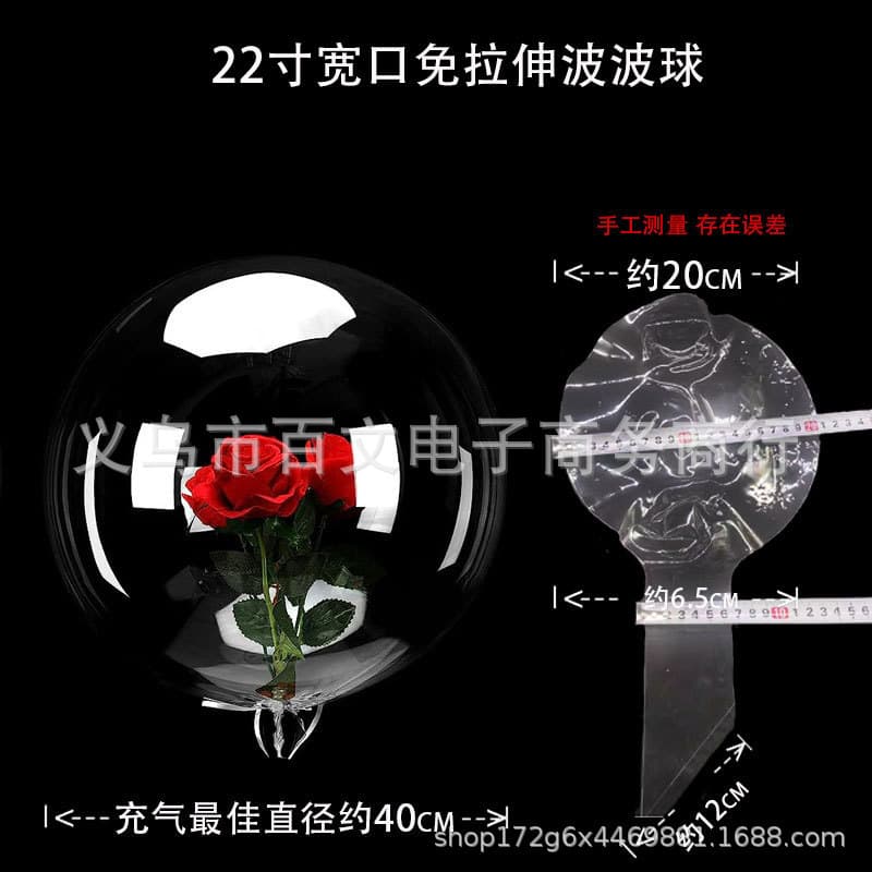 (Cross-border trading), children's transparent evening dress, balloon, Birthday gift, Amazon 7