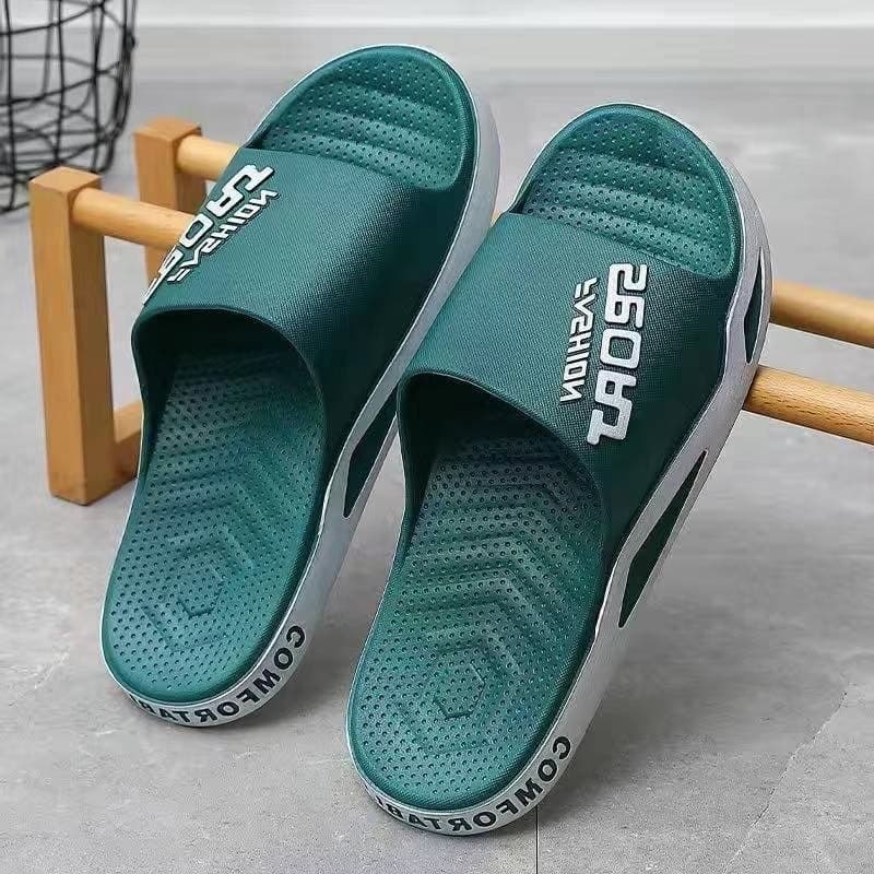 (Wholesale), men's summer men's slippers, ultra-soft wear-resistant sports mule platform, 2023 collection, suitable for outdoor wear, internet celebrity, soft sole 2
