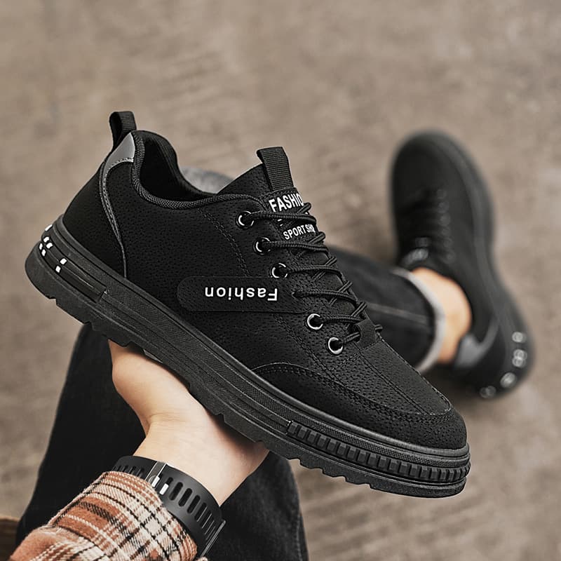 2023 New Autumn Wear-resistant Labor Insurance Men's Shoes Lightweight Work Shoes Trendy Versatile Shoes Work Shoes Men's 3