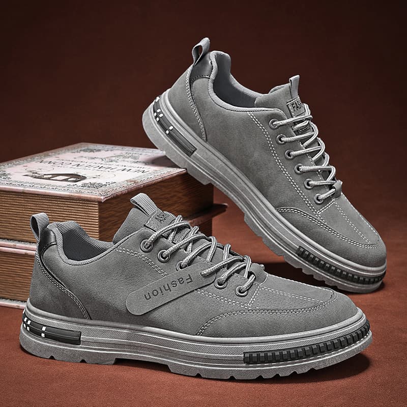 2023 New Autumn Wear-resistant Labor Insurance Men's Shoes Lightweight Work Shoes Trendy Versatile Shoes Work Shoes Men's 4