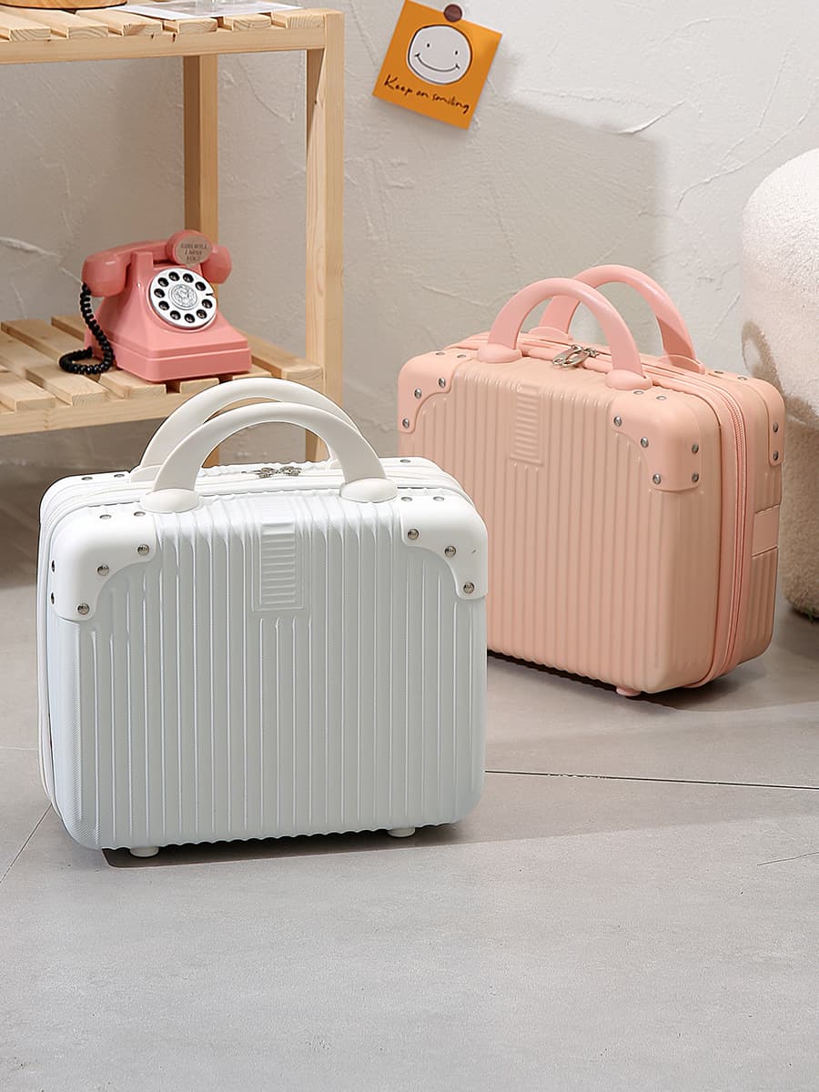 (Wholesale), handheld fashionable suitcase, bag, high quality storage box, gift box, 14 inch 3