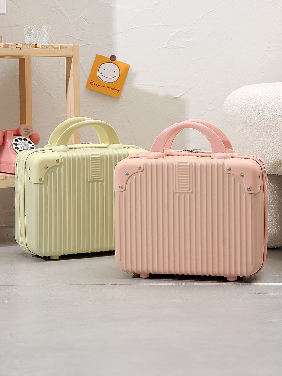 (Wholesale), handheld fashionable suitcase, bag, high quality storage box, gift box, 14 inch 4