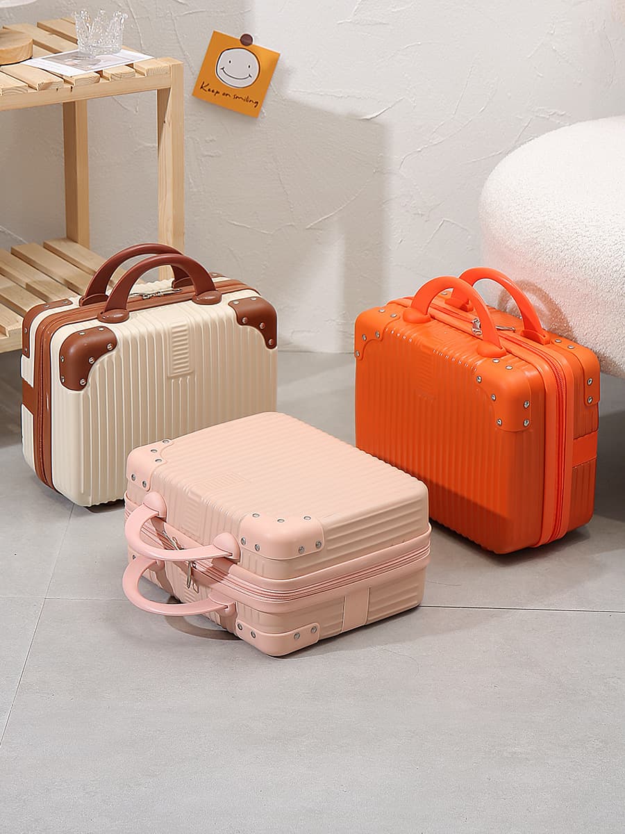 (Wholesale), handheld fashionable suitcase, bag, high quality storage box, gift box, 14 inch 5
