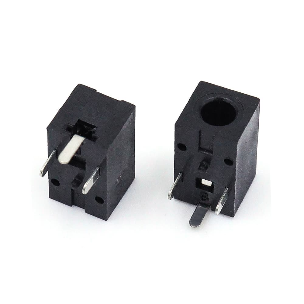2.5mm headphone jack PJ-210W fully plastic flat mouth headless three-pin plug-in charging interface audio stand with back cover 4