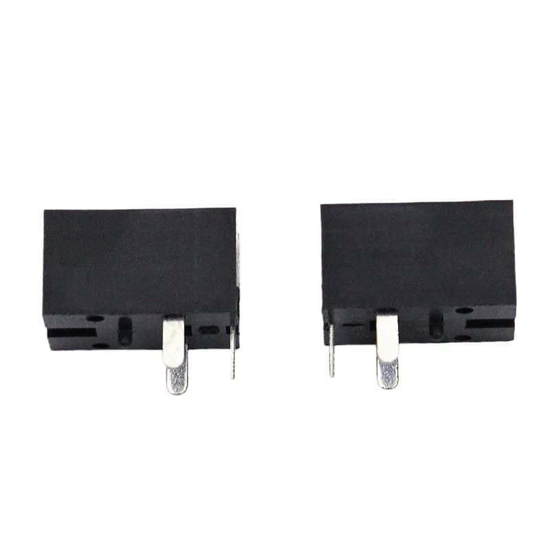 2.5mm headphone jack PJ-210W fully plastic flat mouth headless three-pin plug-in charging interface audio stand with back cover 5