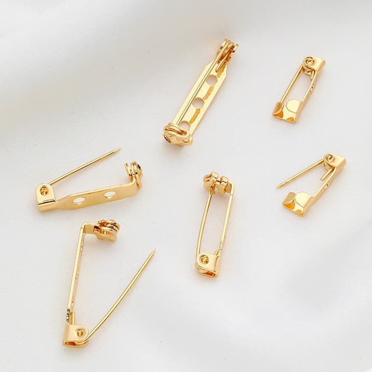 (Wholesale), brooch, pin, accessory, accessories, 14 carat, golden color, DIY 3