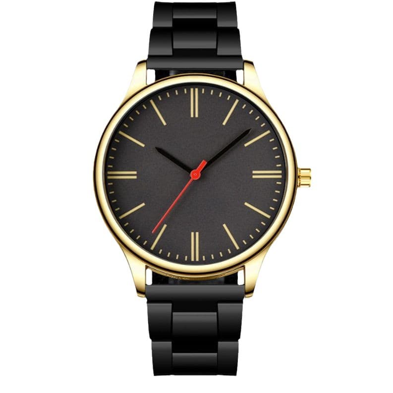 (Cross-border trading), fashionable trend sports steel belt, watch, quartz watches, set 5