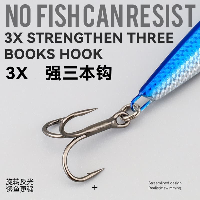 Iron plate road sub-bait long-range fishing for perch, fake bait falling in fresh water sequin vib bait to kill cod iron plate 3
