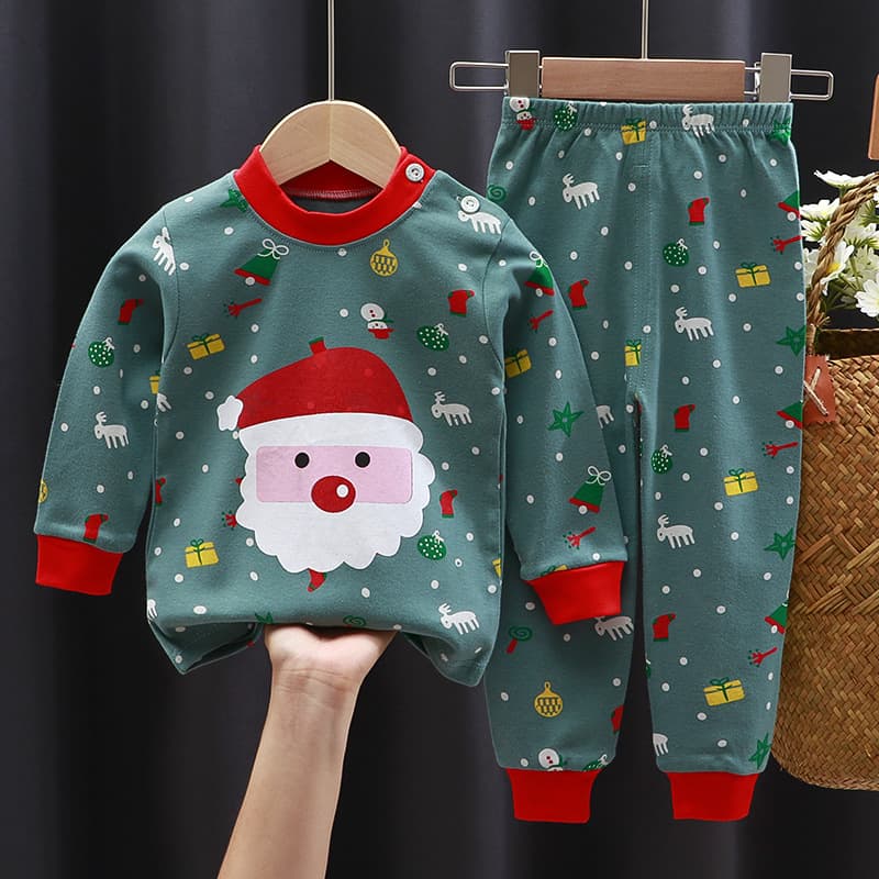 Autumn cotton children's set, thermal underwear for boys, keep warm pijama, children's clothing
