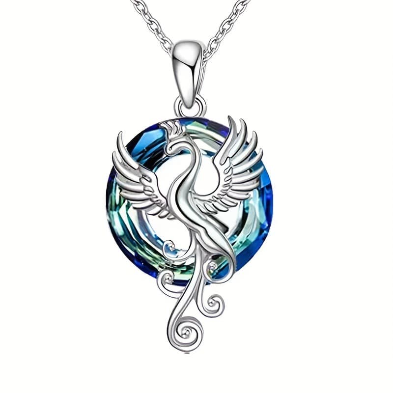 (Cross-border trading), Phoenix, colorful pendant, necklace, new collection 4