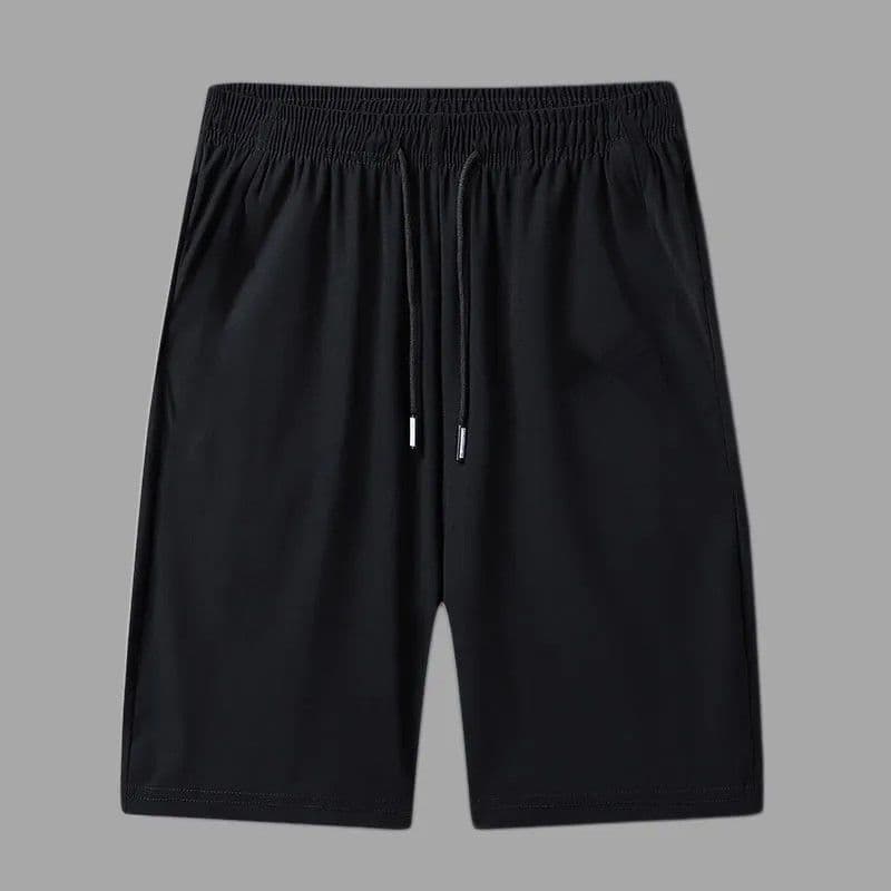 Men's summer thin silk quick dry trousers, plus size 6