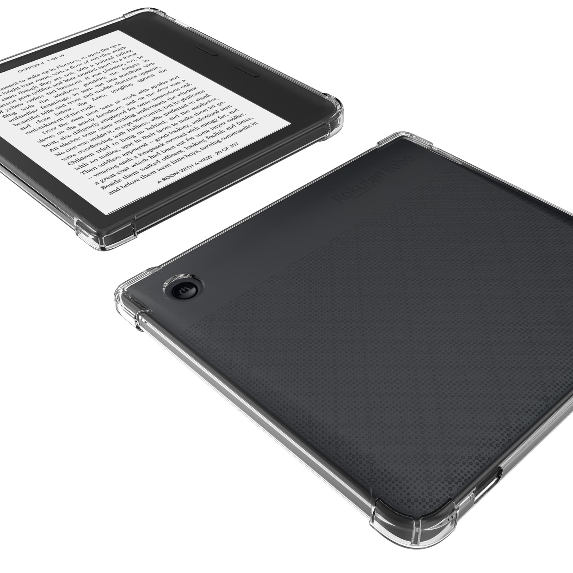 Applicable Kobo libra 2 e -book reader protective cover 7 -inch quadrilateral airbag anti -drop transparent TPU soft shell 3