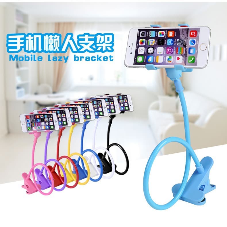 Universal long phone holder for bed, tablet tubing 2