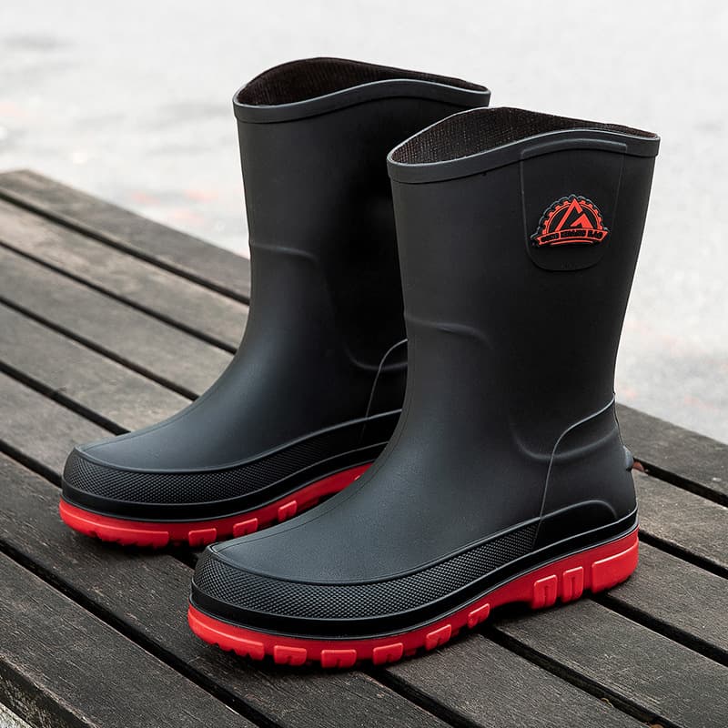 (Cross-border trading), non-slip fashionable boots, mid-length, Korean style 2