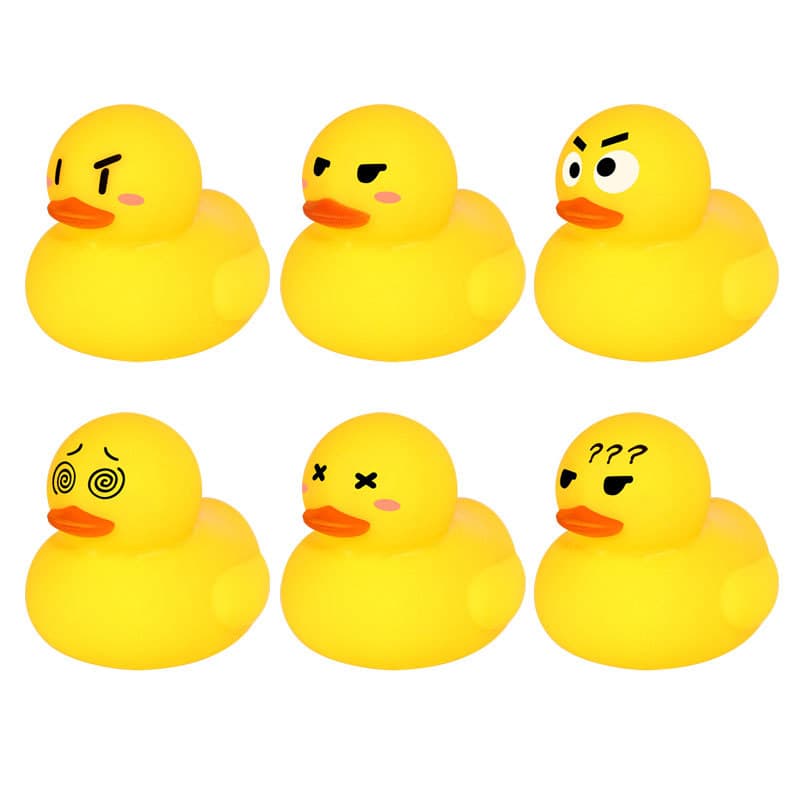 B.Duck, children's toy play in water, baby hygiene product for bath, slime, yellow duck, makes sounds 2