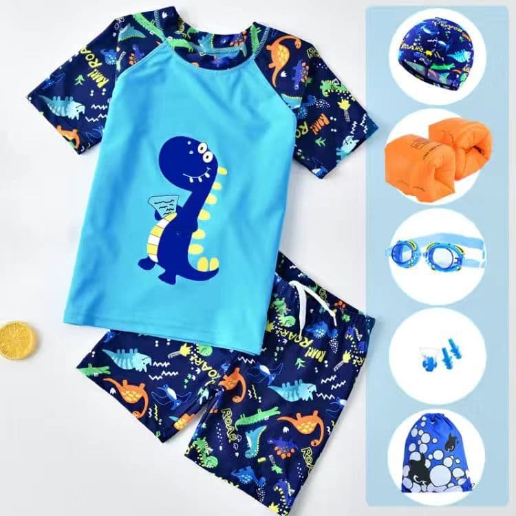 Children's summer swimwear for boys, breathable quick dry split trousers for swimming, 2026 years, for teenagers, sun protection