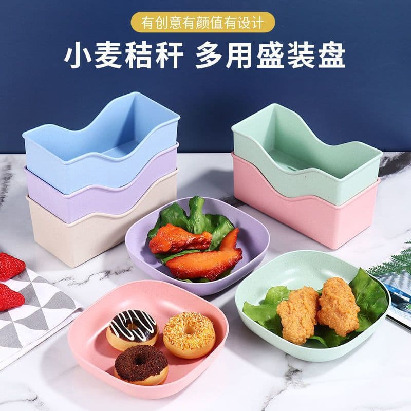 Vomiting bone disk snack disk dining table bone disc household bone disc 2