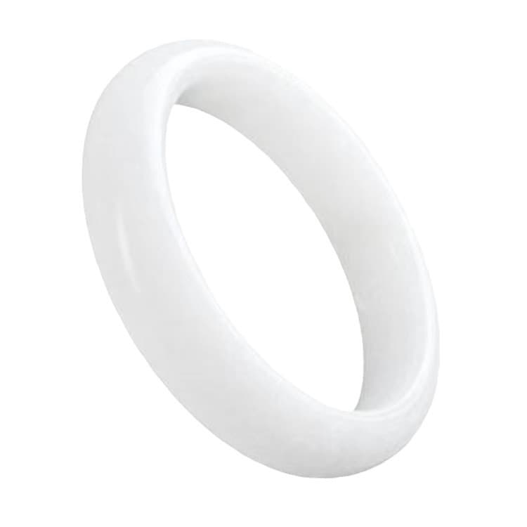 Organic women's bracelet white jade 5