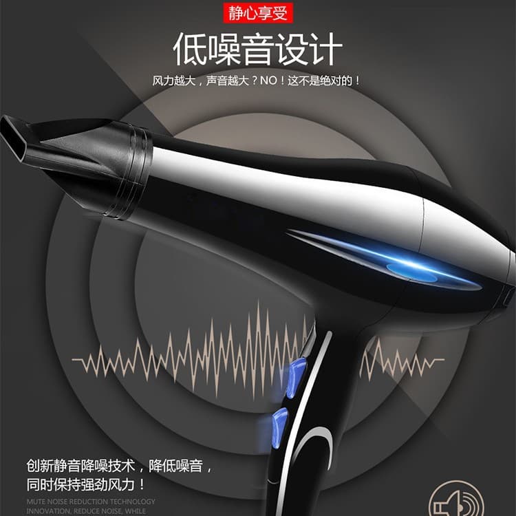 Hair dryer hair salon high power barber shop household electric hot and cold hair dryer cross-border European standard hair dryer factory direct sales 4