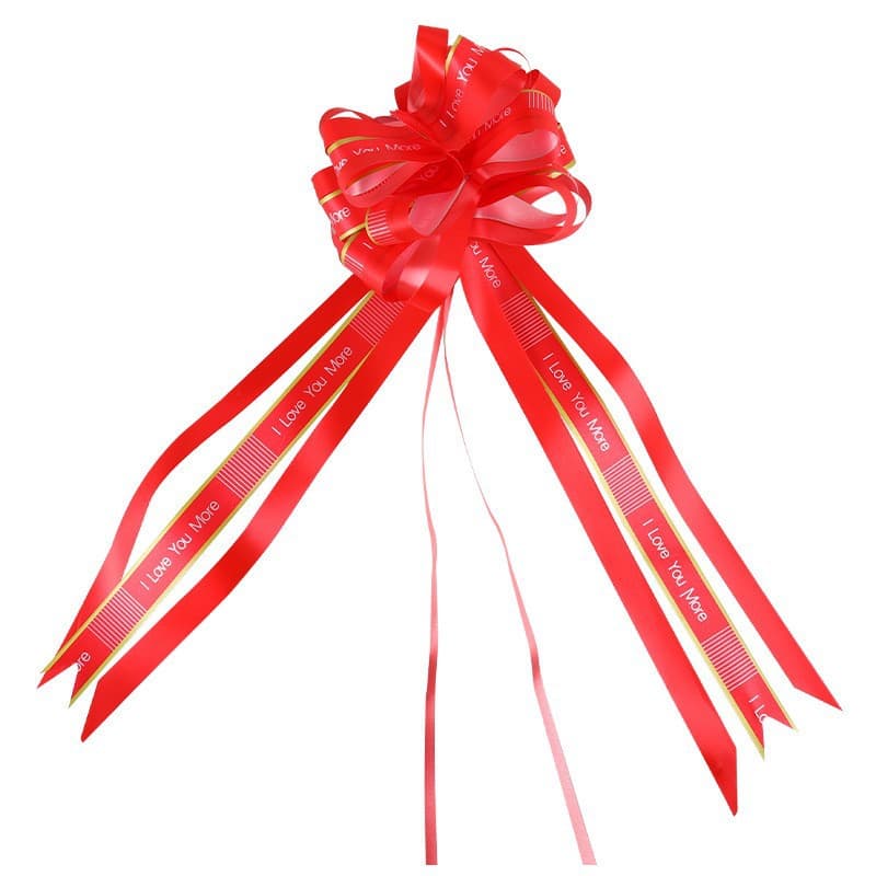 Wedding car flowers wedding celebration lazy people flower rearview mirror bow flower ball festival opening ribbon festive decoration wholesale 5