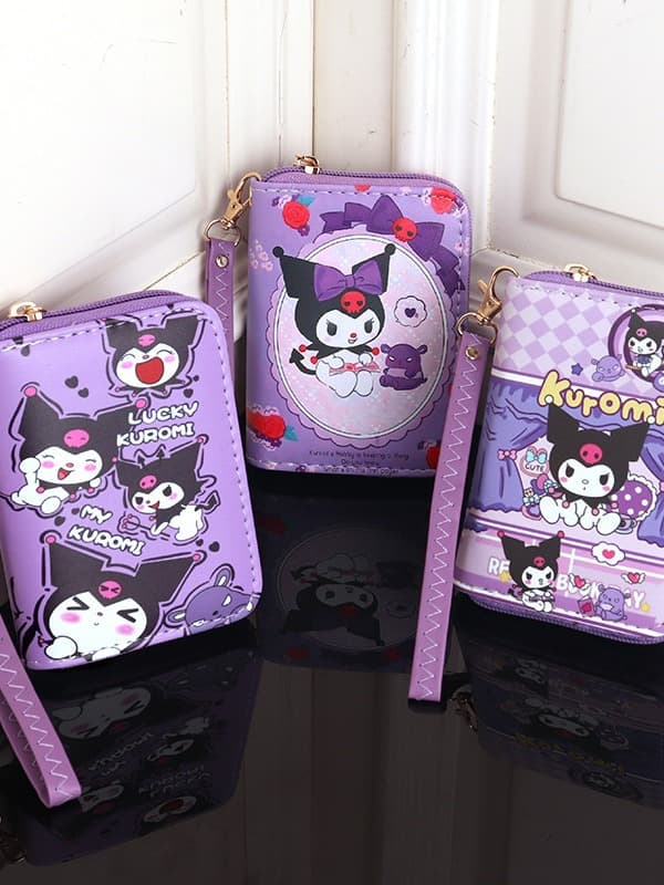 (Cross-border trading), cartoon wallet, cute storage system, handheld hand loop bag, (Physicals)