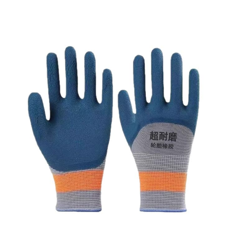Rubber non-slip wear-resistant gloves 5