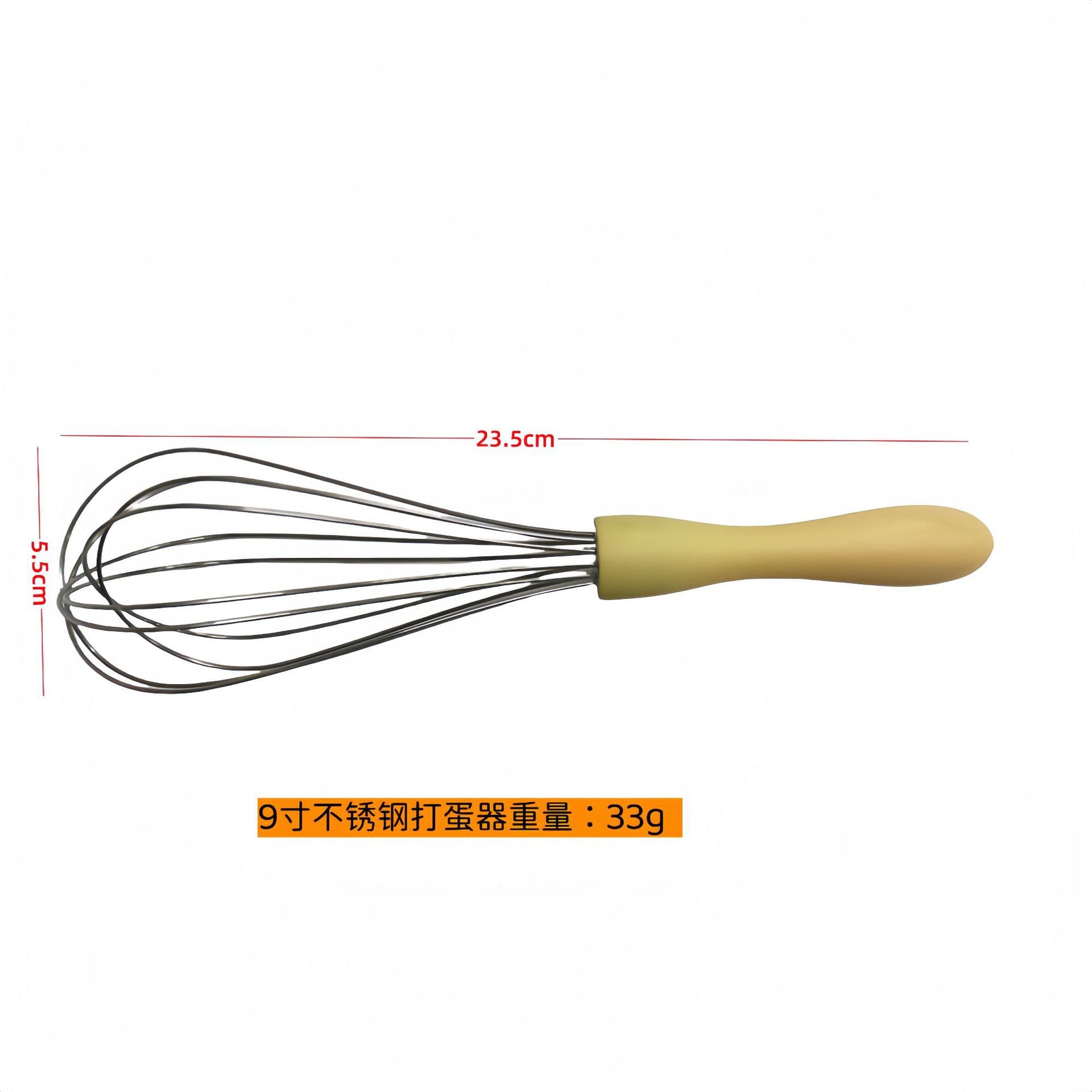 Manual egg whisk stainless steel cream egg white whisk hand mixer kitchen baking gadget 4