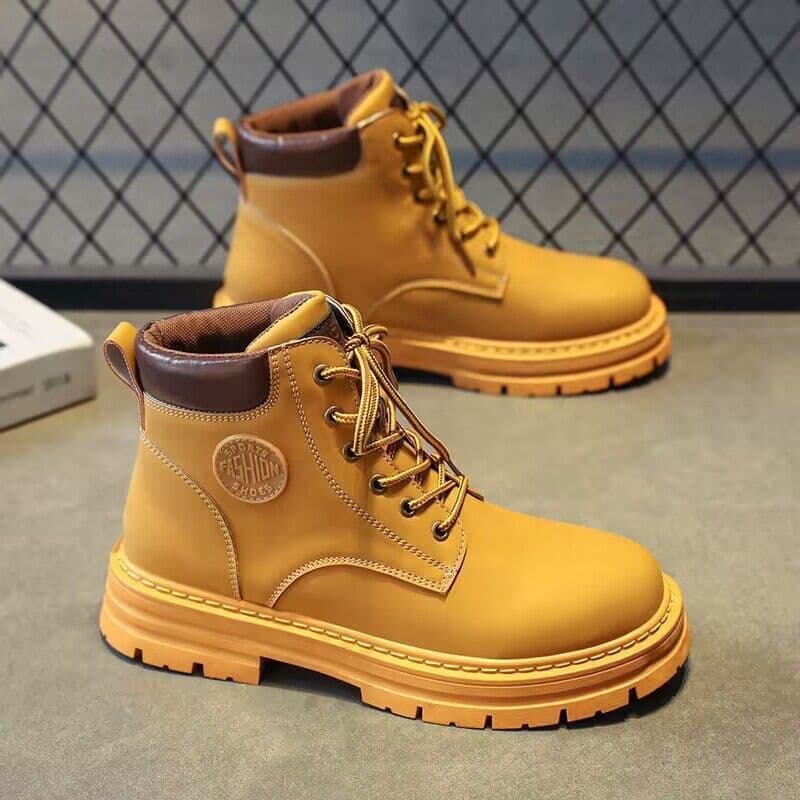Martens, winter breathable retro low boots English style platform, casual footwear, British style 3