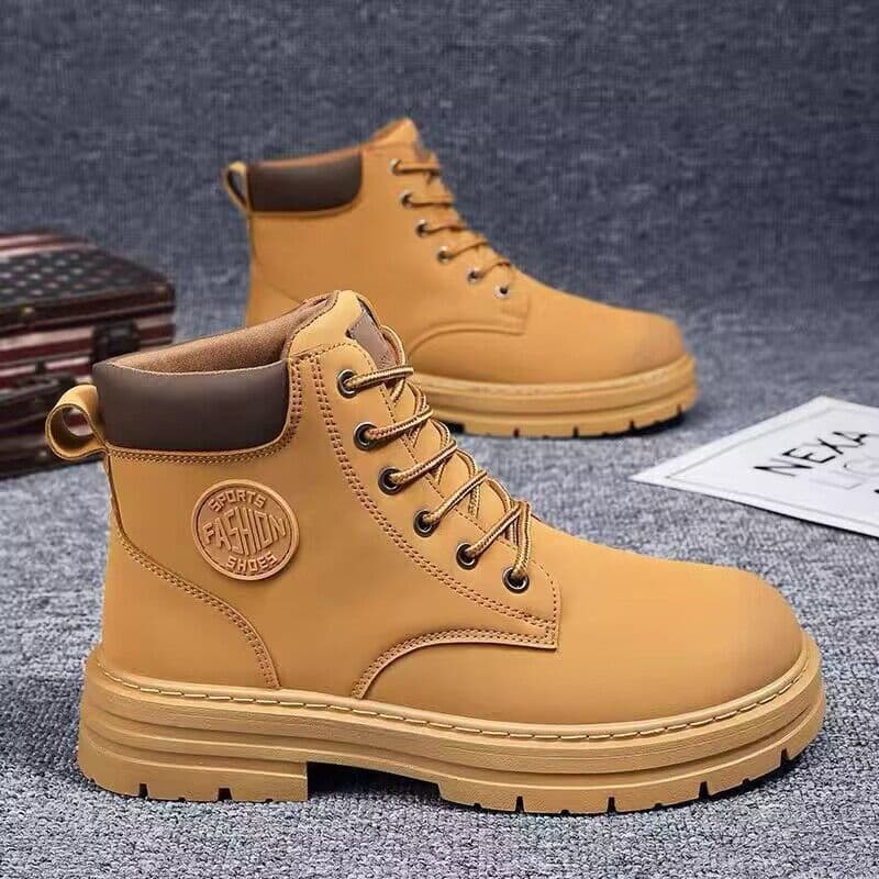 Martens, winter breathable retro low boots English style platform, casual footwear, British style 5
