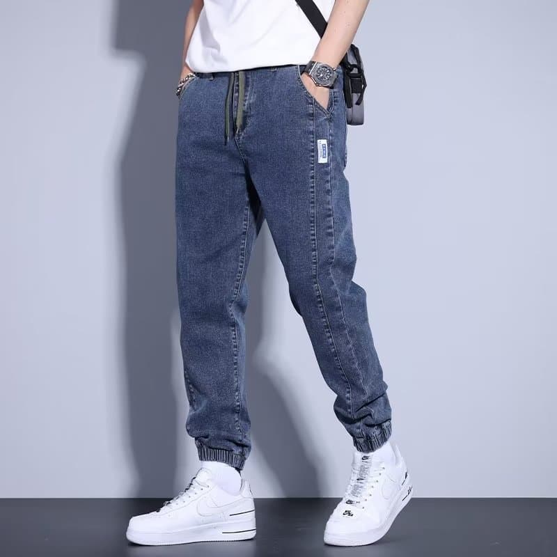 Jeans, fashionable comfortable trend trousers, Korean style, oversize 4