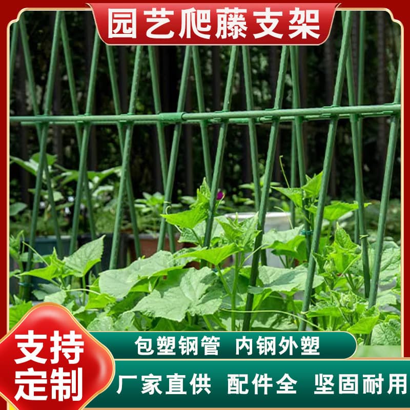 Plastic steel pipe gardening vine support courtyard plant climbing vine support rod tomato cucumber rattan climbing rattan pole 2