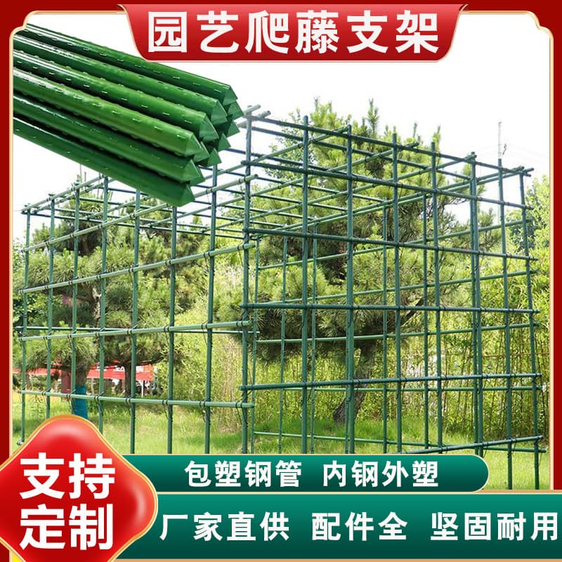 Plastic steel pipe gardening vine support courtyard plant climbing vine support rod tomato cucumber rattan climbing rattan pole 4