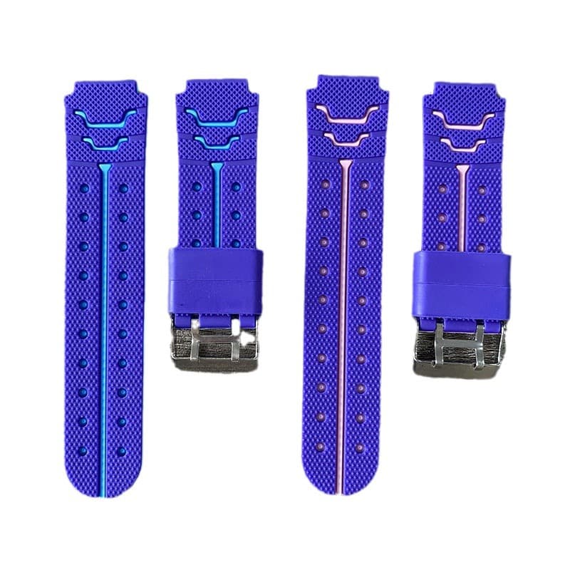 With synchronisation with phone, smart universal electric silicone two-color watch strap 5