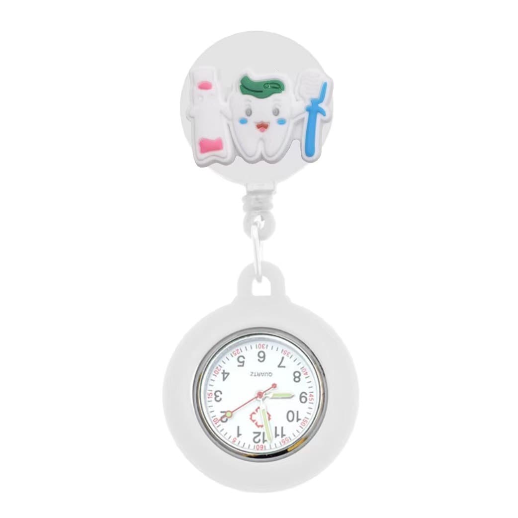 New stretchable nurse luminous chest watch medical watch female student exam pocket watch cute girl hanging watch 5