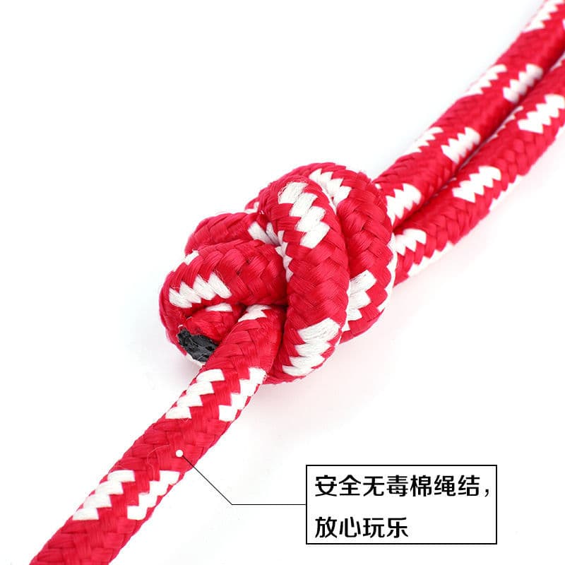Rubber bouncy ball, toy with rope, can bite, pet 4