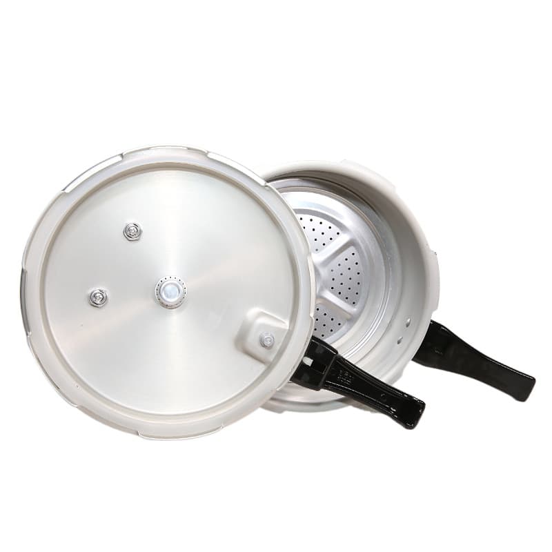 Aluminum oxidation thickened pressure cooker Jinxi compound bottom explosion-proof pressure cooker with steam grid induction cooker gas stove universal distribution 3