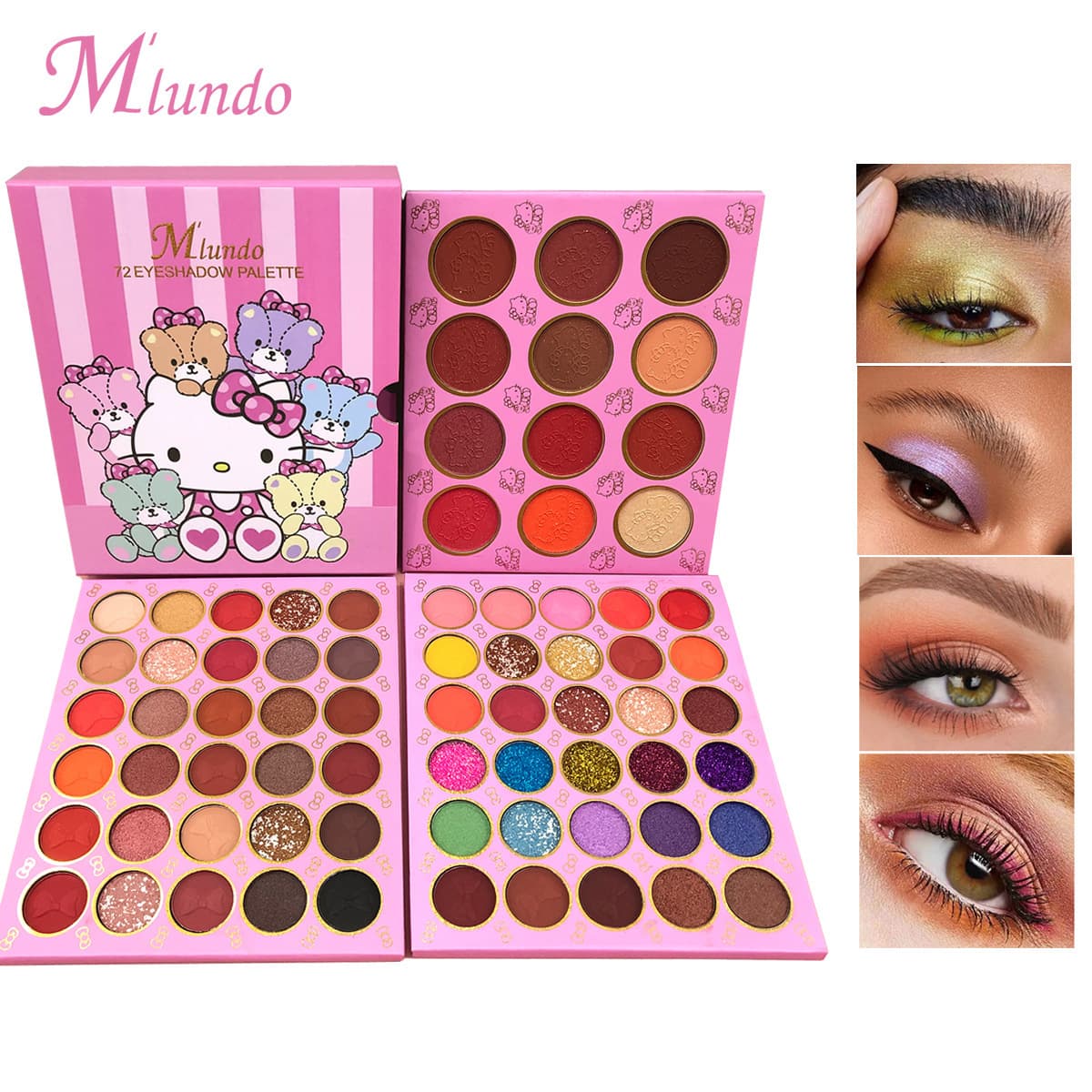 (Cross-border trading), (Wholesale), matte eyeshadow palette, makeup primer, eye shadow, 72 colors, European style