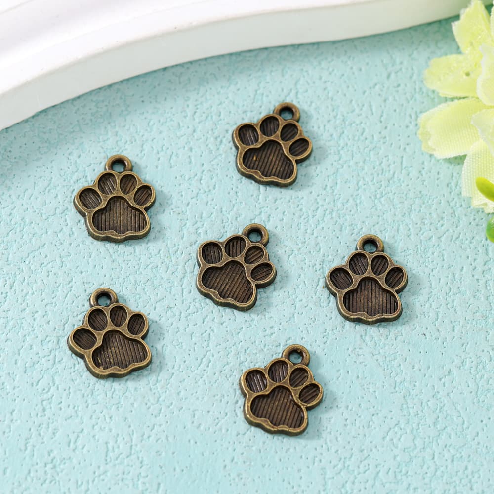 Accessory with accessories, hands and feet prints, necklace, retro cute pendant, DIY 5