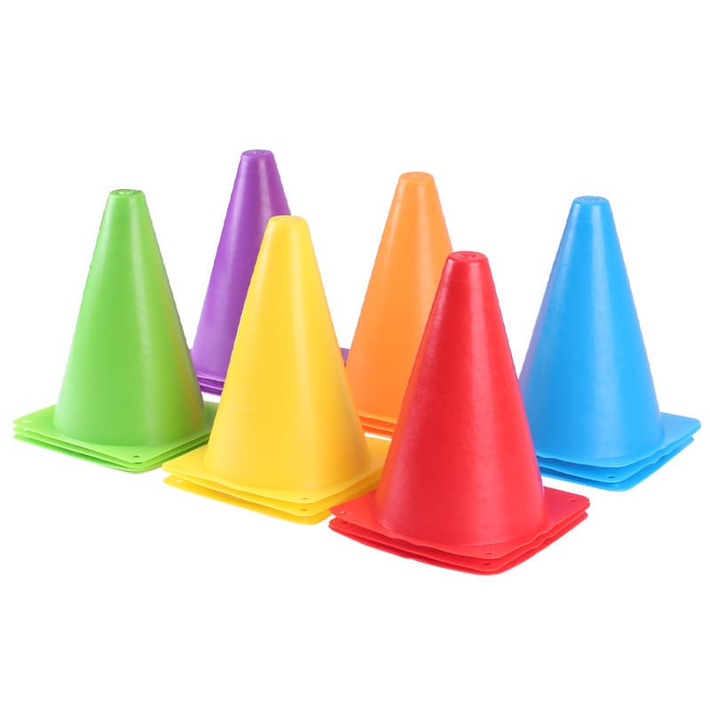 (Wholesale), colorful plastic travel equipment for training, football rings 3