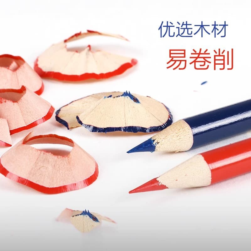 Zhonghua Brand 120 Double-Head Full Red Laboratory Marking Pencil 3