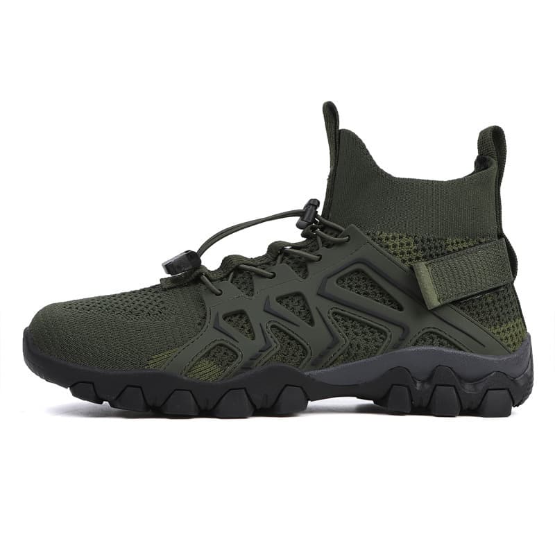 Men's hiking shoes, non-slip, anti-cut, cross-country hiking, high-top river tracing shoes, men's Shuoxi durable, quick-drying, amphibious beach 4