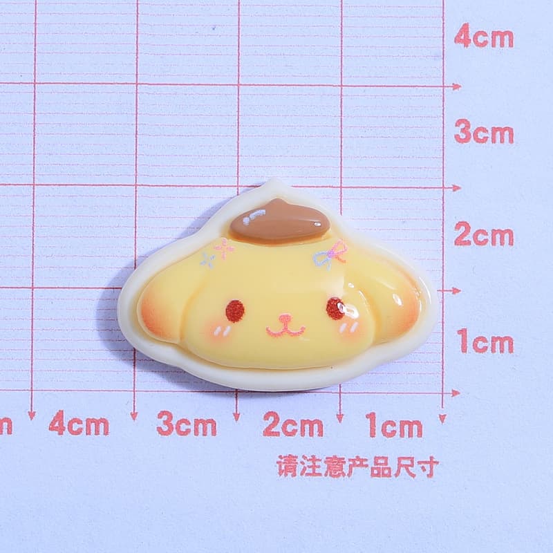 Sanrio, doll, hair accessory handmade, hair rope, cream phone case with accessories, DIY 5