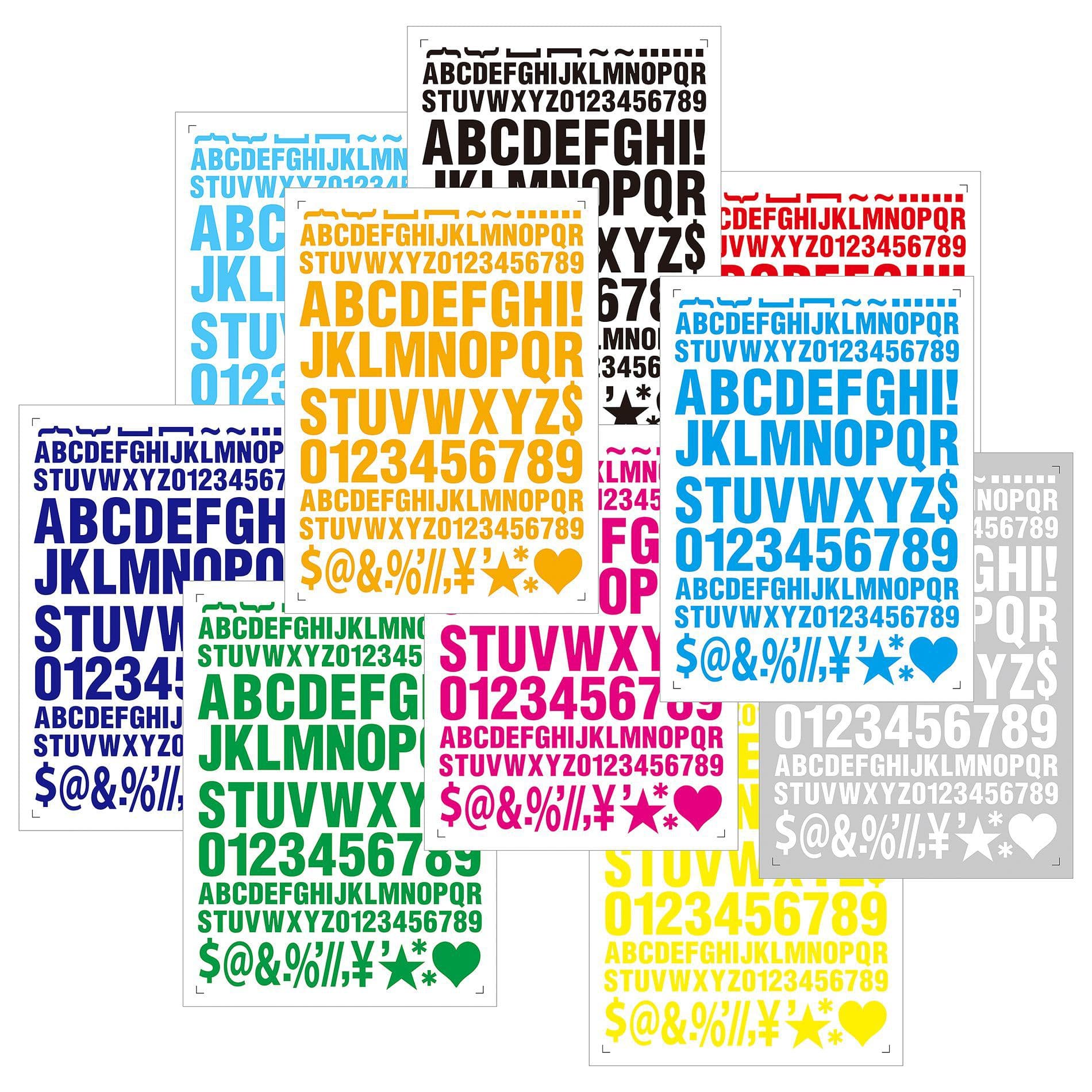 (Cross-border trading), sticker, letters and numbers, laptop, English letters, set, DIY 2