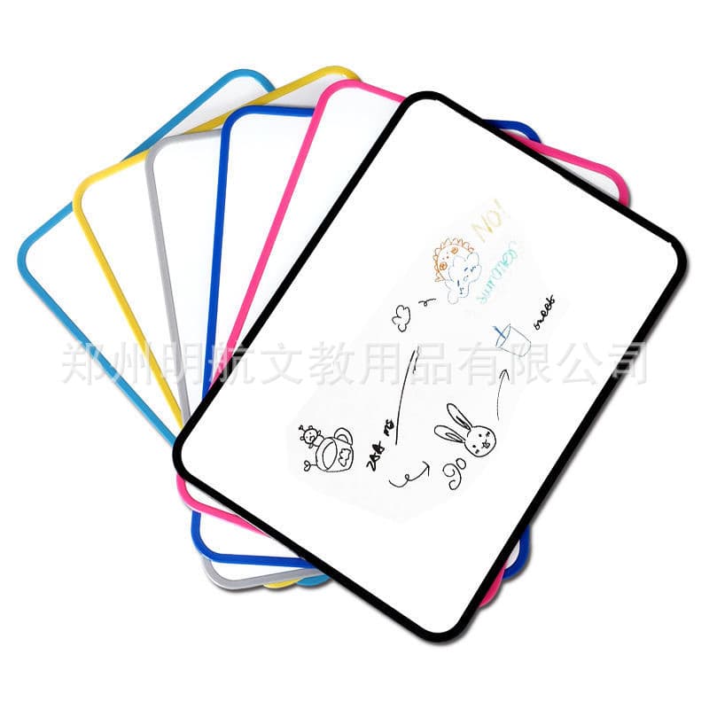 Magnetic double -sided small white board can be wiped and written on the desktop desktop children's home whiteboard office teaching notes message blackboard 3